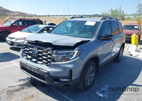 2025 Honda Passport Awd Trailsport из США, поврежденный, VIN 5FNYF8H63SB008347